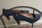 Blauwe pumps van No Stress - maat 38 - zo goed als nieuw, Pumps, Blauw, Ophalen of Verzenden, Zo goed als nieuw