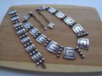 zilveren set ketting met armband [1040], Verzenden, Nieuw, Zilver, Zilver