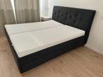 Ikea IDANAS Donkergrijs Bed 180x200 met Opbergruimte, Ophalen, Tweepersoons, Zo goed als nieuw, Bedbodem