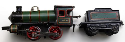 Antiek Bing opwindbaar blik locomotief /kolentender Spoor 0, Antiek en Kunst, Antiek | Speelgoed, Ophalen of Verzenden