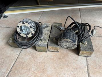 In-Lite SUB vijververlichting 2x gebruikt maar goed werkend  beschikbaar voor biedingen