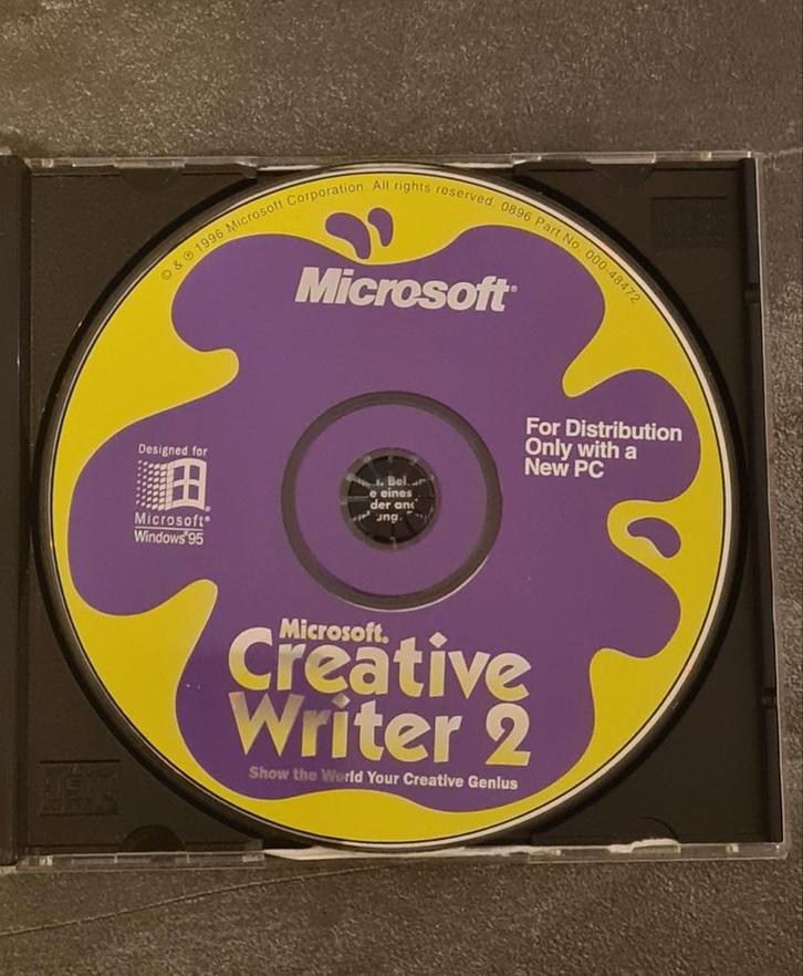 Creative Writer 2 voor Windows 95, Computers en Software, Besturingssoftware, Ophalen of Verzenden