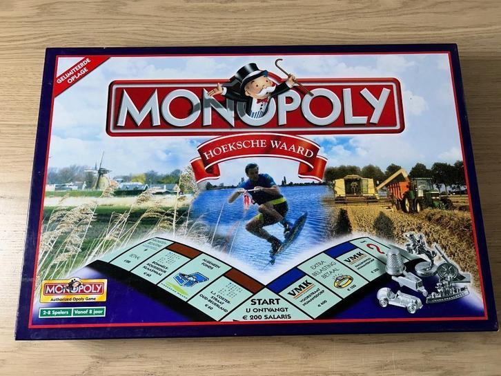 Monopoly Bordspel Editie Hoeksche Waard, Hobby en Vrije tijd, Gezelschapsspellen | Bordspellen, Gebruikt, Ophalen of Verzenden