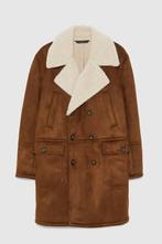 Double-faced coat (Zara), Kleding | Heren, Jassen | Winter, Maat 52/54 (L), Bruin, Nieuw, Ophalen of Verzenden