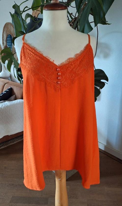 Nieuw! Prachtige plussize top,  XL+, Kleding | Dames, Grote Maten, Nieuw, Shirt of Top, Oranje, Ophalen of Verzenden