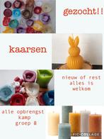 Gezocht gratis  kaarsresten!!! Voor het goede doel!!!, Huis en Inrichting, Woonaccessoires | Kandelaars en Kaarsen, Ophalen, Zo goed als nieuw