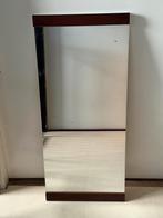 Vintage Teak Spiegel - 76,5x34cm, Ophalen, Minder dan 50 cm, Zo goed als nieuw, Minder dan 100 cm