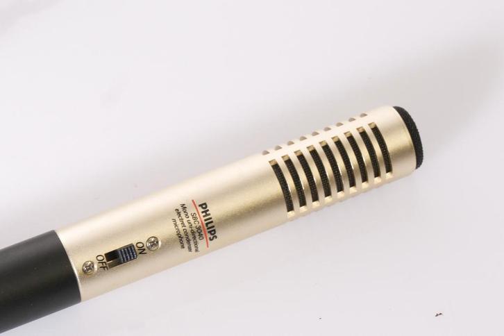 Philips SBC 3040 Mono Microfoon Vintage | Defect, Muziek en Instrumenten, Microfoons, Gebruikt, Overige typen, Ophalen of Verzenden