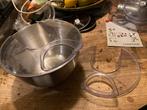 Kenwood mixerkom met deksel, reservedeksel en haken, Ophalen of Verzenden, Gebruikt