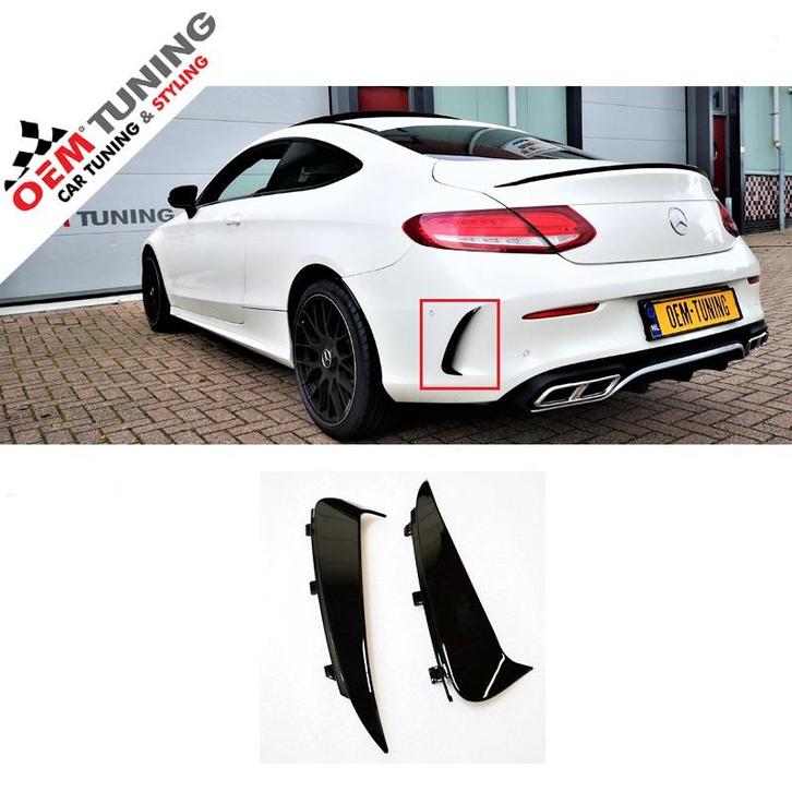 AERO Spoiler C205 C63 AMG Achterbumper | 2015-2018 |, Auto diversen, Tuning en Styling, Ophalen of Verzenden