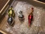 3 oude kerstballen, Diversen, Kerst, Ophalen of Verzenden