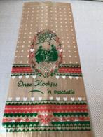 Oude (brocante) papieren winkelzakjes voor koekjes, Antiek en Kunst, Curiosa en Brocante, Verzenden
