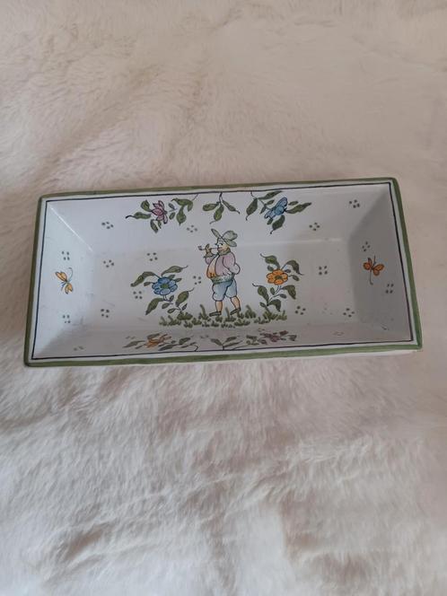 Vintage Keramische Schaal Handbeschilderd, Antiek en Kunst, Antiek | Schalen, Ophalen of Verzenden