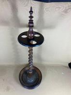 Antiek notenhouten Willem 111 pijpenstandaard, Antiek en Kunst, Ophalen of Verzenden