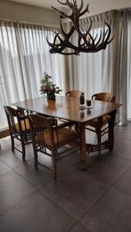 Schuitema decoforma tafel met 4 stoelen, Huis en Inrichting, Complete eetkamers, Gebruikt, Ophalen