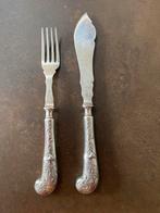 Zilveren Vis Bestek, Begin 20e Eeuw, Erfstuk, Antiek en Kunst, Antiek | Bestek, Ophalen of Verzenden