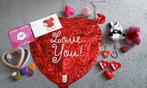 Valentijn, knuffel, kaarten, kaarsje, blikjes, hartjes,, Ophalen of Verzenden, Zo goed als nieuw, Versiering, Valentijn of Romantisch
