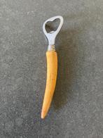 Vintage flesopener met hoornen handvat (?), Ophalen of Verzenden