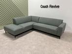 GRATIS LEVERING Z.G.A.N groene hoekbank 270x230 Gereinigd, Huis en Inrichting, Banken | Bankstellen, Ophalen of Verzenden, Zo goed als nieuw