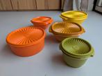 Tupperware Servalier Set met Zonnedeksel, Huis en Inrichting, Keuken | Tupperware, Ophalen of Verzenden, Gebruikt, Bruin, Bak of Kom