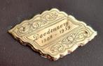Goud op leer geldbeurs papiergeld  € 85., Antiek en Kunst, Ophalen of Verzenden, Goud