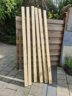 Vuren balken heat-treated, Doe-het-zelf en Verbouw, Hout en Planken, Ophalen of Verzenden, Balk, Zo goed als nieuw, 50 mm of meer