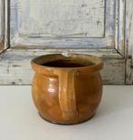 Provençaalse vuurpot met tuit en oor antiek, Antiek en Kunst, Ophalen of Verzenden