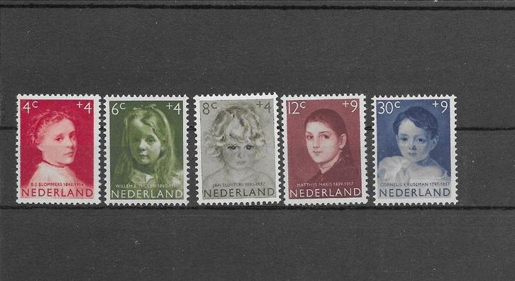 Nederland 1957, NVPH 702 t/m 706, Ongebruikt., Postzegels en Munten, Postzegels | Nederland, Postfris, Na 1940, Verzenden
