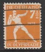 Nederland 1928 216 Olympiade 7,5c Kogelstoten, Gest, Postzegels en Munten, Postzegels | Nederland, Ophalen of Verzenden, T/m 1940