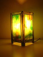 Kubus Tiffanylamp, Huis en Inrichting, Lampen | Tafellampen, Almere, Nieuw, Ophalen of Verzenden, Glas
