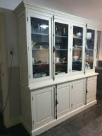 Grote Buffet/vitrinekast, Ophalen, Met plank(en), Gebruikt, 200 cm of meer