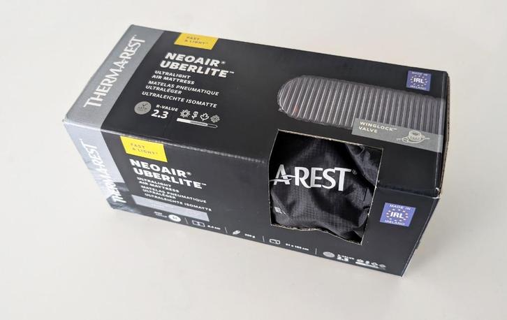Thermarest NeoAir Uberlite Regular slaapmat, Caravans en Kamperen, Slaapmatten, Zo goed als nieuw, 1-persoons, Ophalen of Verzenden