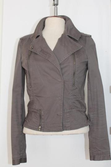Essentiel Antwerp grijs khaki zomer jas jack 38= S/36  beschikbaar voor biedingen