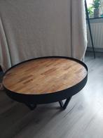 Salontafel, 50 tot 100 cm, Rond, Zo goed als nieuw, Metaal