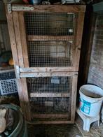 Konijnhok of konijnenflat, Dieren en Toebehoren, Knaagdieren en Konijnen | Hokken en Kooien, Ophalen, 110 cm of meer, Zo goed als nieuw
