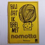 Oude sticker.  Blij dat ik Brei met NOMOTTA., Ophalen of Verzenden, Overige typen