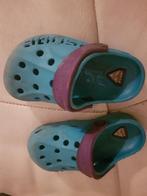 Kinder slippers Crocs blauw maat 22, Gebruikt, Ophalen of Verzenden
