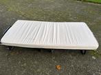 Opklapbed / Logeerbed - Makkelijk op te bergen!, Huis en Inrichting, Slaapkamer | Bedden, Ophalen, 90 cm, Eenpersoons, Beige