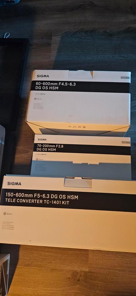 Diverse tele lenzen Sigma nieuw, Audio, Tv en Foto, Fotografie | Lenzen en Objectieven, Zo goed als nieuw, Telelens, Ophalen of Verzenden