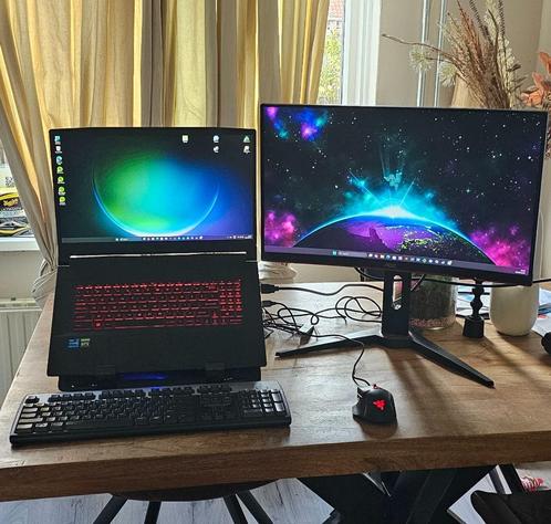Msi gaming laptop, Computers en Software, Windows Laptops, Zo goed als nieuw, 17 inch of meer, SSD, 2 tot 3 Ghz, 16 GB, Qwerty