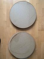 ronde glasplaten 50 cm, Huis en Inrichting, Tafels | Eettafels, Ophalen, 50 tot 100 cm, Klassiek, Rond