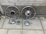 Te koop mooie set velgen 17 inch met grote punt naaf ., Fietsen en Brommers, Brommeronderdelen | Zundapp, Ophalen of Verzenden