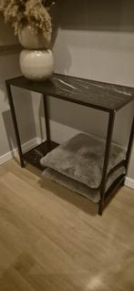 Marmeren sidetable 80x35x76cm, Ophalen, 50 tot 100 cm, Zo goed als nieuw, 25 tot 50 cm