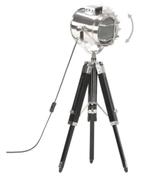 Vloerlamp kamerlamp tripod driepoot hout GRATIS VERZENDEN!, Verzenden, Zo goed als nieuw, Glas, 150 tot 200 cm