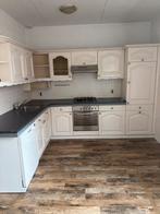 Houten keuken zonder apparatuur - Zelf demonteren, Huis en Inrichting, Keuken | Complete keukens, Ophalen, Gebruikt, Hoekkeuken