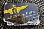 Oude Belgian air force badge van metaal, Verzamelen, Militaria | Algemeen, Embleem of Badge, Luchtmacht, Ophalen of Verzenden