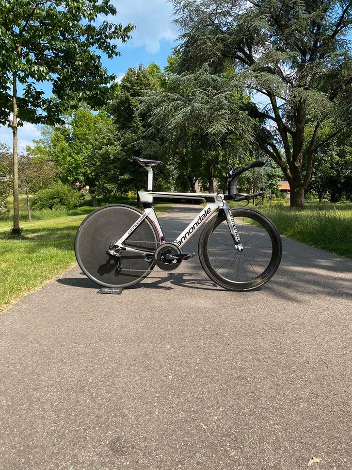 Cannondale slice rs tijdritfiets met Di2 en Speeco stuur, Fietsen en Brommers, Fietsen | Racefietsen, Gebruikt, Overige merken