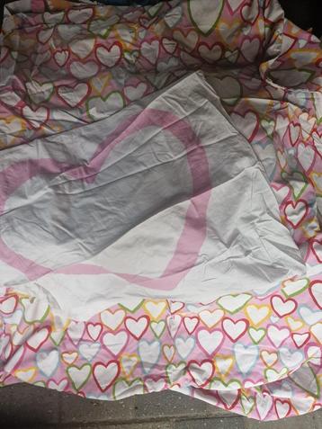 1 pers dekbedhoes hartjes beschikbaar voor biedingen