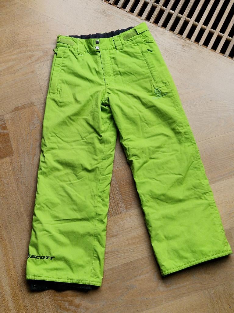 Mooie Scott Skibroek in kleur lime - maat 152, Overige merken, Gebruikt, 100 tot 140 cm, Ophalen of Verzenden