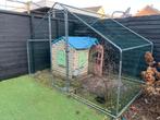 Kippenren 6 m2 met nachthok, Kinderen en Baby's, Speelgoed | Buiten | Speelhuisjes, Ophalen, Gebruikt, Kunststof